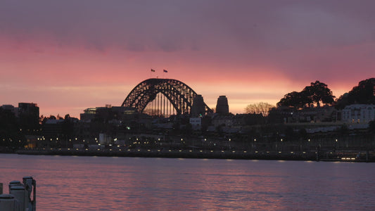 4K Sydney Harbour Sunrise Pre Dawn